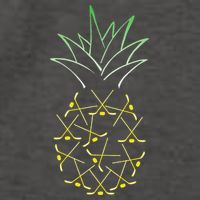 Ice Hockey Funny Pineapple Hawaii For Hockey Player Vector Backpack