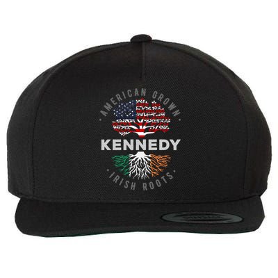 Irish Heritage For Kennedy Irish By Blood American By Birth Gift Wool Snapback Cap