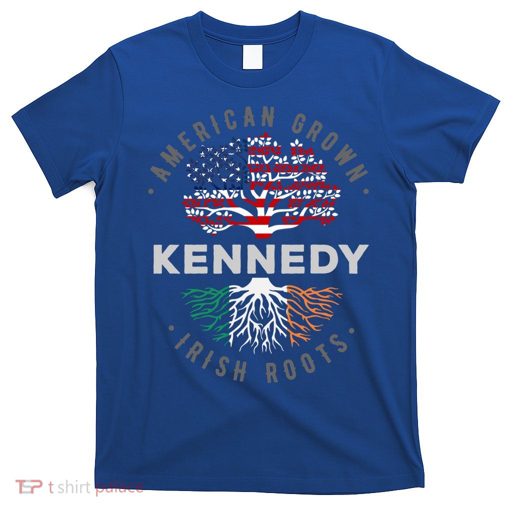 Irish Heritage For Kennedy Irish By Blood American By Birth Gift T-Shirt