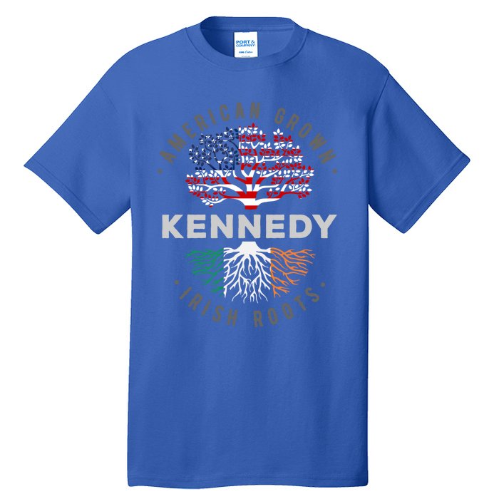 Irish Heritage For Kennedy Irish By Blood American By Birth Gift Tall T-Shirt