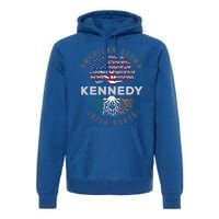 Irish Heritage For Kennedy Irish By Blood American By Birth Gift Premium Hoodie