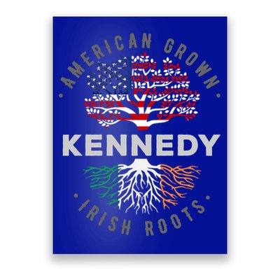 Irish Heritage For Kennedy Irish By Blood American By Birth Gift Poster