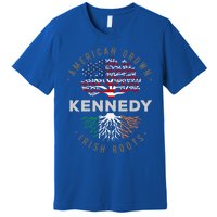 Irish Heritage For Kennedy Irish By Blood American By Birth Gift Premium T-Shirt