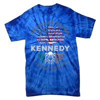 Irish Heritage For Kennedy Irish By Blood American By Birth Gift Tie-Dye T-Shirt