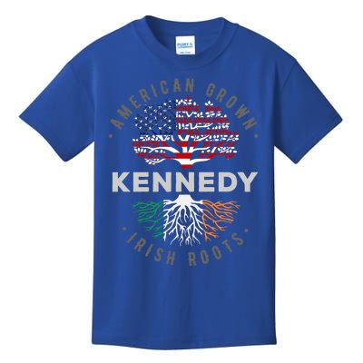 Irish Heritage For Kennedy Irish By Blood American By Birth Gift Kids T-Shirt