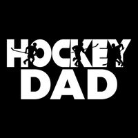 Ice Hockey Father Player Coach Hockey Dad Gift Cooling Performance Crew T-Shirt