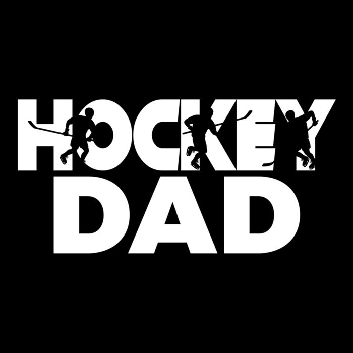 Ice Hockey Father Player Coach Hockey Dad Gift Cooling Performance Crew T-Shirt