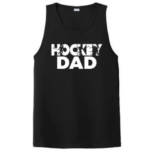 Ice Hockey Father Player Coach Hockey Dad Gift PosiCharge Competitor Tank