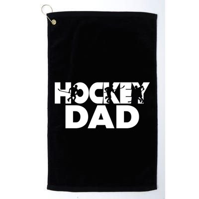 Ice Hockey Father Player Coach Hockey Dad Gift Golf Towel