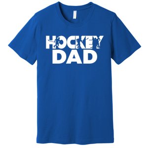 Ice Hockey Father Player Coach Hockey Dad Gift Premium T-Shirt