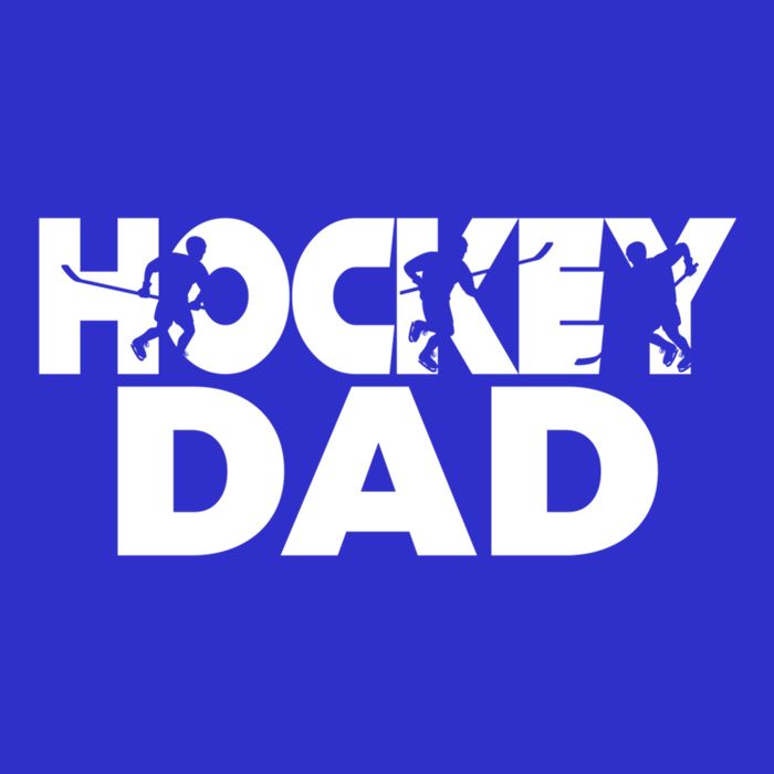 Ice Hockey Father Player Coach Hockey Dad Gift Women's V-Neck T-Shirt