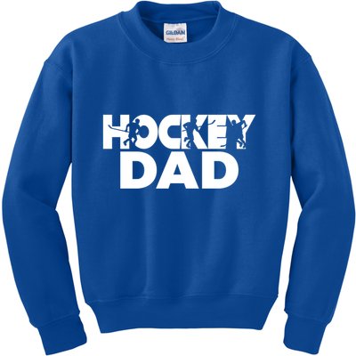 Ice Hockey Father Player Coach Hockey Dad Gift Kids Sweatshirt