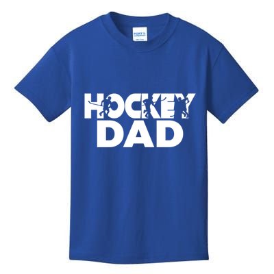 Ice Hockey Father Player Coach Hockey Dad Gift Kids T-Shirt