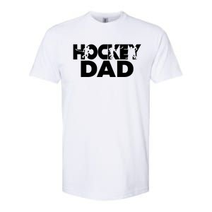 Ice Hockey Father Player Coach Hockey Dad Gift Softstyle CVC T-Shirt