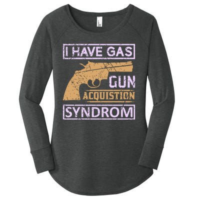 I Have Gas Gun Acquistion Syndrom Women's Perfect Tri Tunic Long Sleeve Shirt