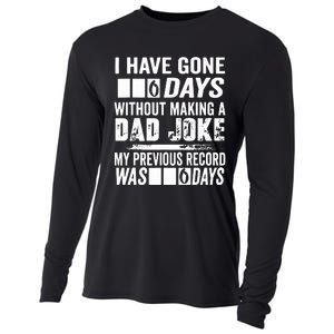 I Have Gone 0 Days Without Making A Dad Joke Cooling Performance Long Sleeve Crew