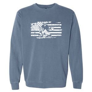 Ice Hockey Goalie Clothing Co Cool Gift Garment-Dyed Sweatshirt