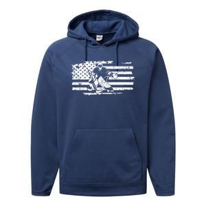 Ice Hockey Goalie Clothing Co Cool Gift Performance Fleece Hoodie