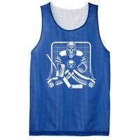 Ice Hockey Goalie Skeleton Halloween Costume 2024 Funny Gift Mesh Reversible Basketball Jersey Tank