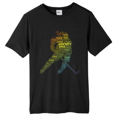 Ice Hockey Girl Tall Fusion ChromaSoft Performance T-Shirt