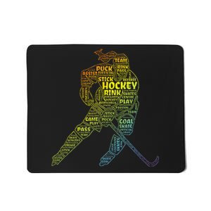 Ice Hockey Girl Mousepad