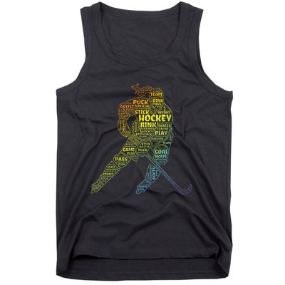 Ice Hockey Girl Tank Top