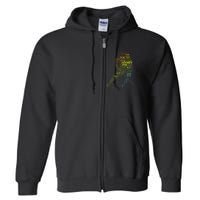 Ice Hockey Girl Full Zip Hoodie