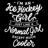Ice Hockey Girls Are Cooler Funny And Sassy Sports Gift Doggie Tank