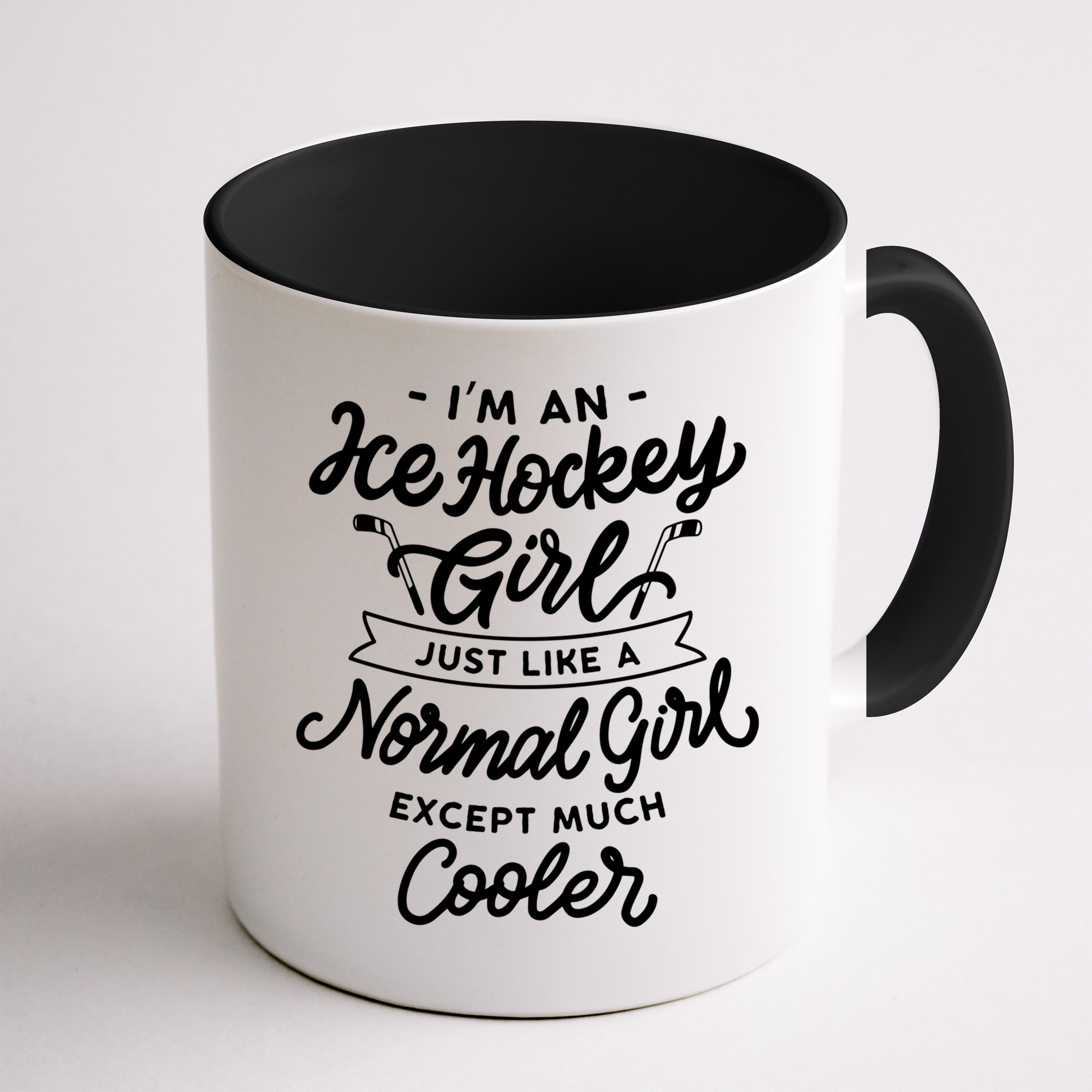 Ice Hockey Girls Are Cooler Funny And Sassy Sports Gift Mug