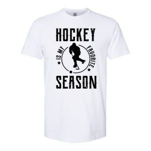 Ice Hockey Gift Hockey Is My Favorite Season Great Gift Softstyle CVC T-Shirt