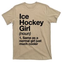 Ice Hockey Girl Definition T Funny &Amp; Sassy Sports T-Shirt