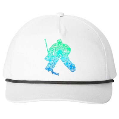 Ice Hockey Goalie Hockey Player Snapback Five-Panel Rope Hat