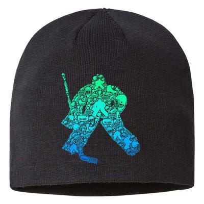 Ice Hockey Goalie Hockey Player Sustainable Beanie