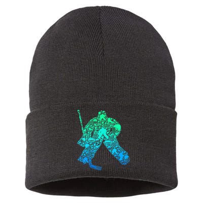 Ice Hockey Goalie Hockey Player Sustainable Knit Beanie