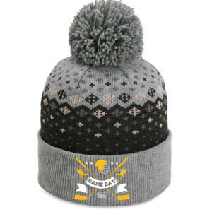 Ice Hockey Game Day Player Team Gift The Baniff Cuffed Pom Beanie