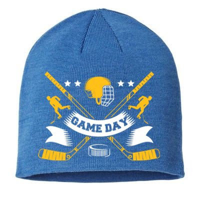 Ice Hockey Game Day Player Team Gift Sustainable Beanie