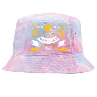 Ice Hockey Game Day Player Team Gift Tie-Dyed Bucket Hat