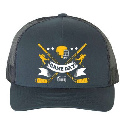 Ice Hockey Game Day Player Team Gift Yupoong Adult 5-Panel Trucker Hat