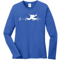 Ice Hockey Goalie Gift Ladies Long Sleeve Shirt