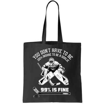 Ice Hockey Goalkeeper Goaltender Ice Hockey Goalie TShirt Bag