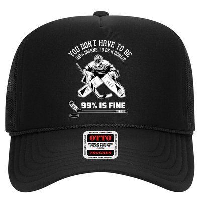 Ice Hockey Goalkeeper Goaltender Ice Hockey Goalie TShirt Trucker Hat