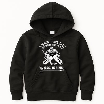 Ice Hockey Goalkeeper Goaltender Ice Hockey Goalie TShirt Kids Hoodie