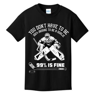 Ice Hockey Goalkeeper Goaltender Ice Hockey Goalie TShirt Kids T-Shirt