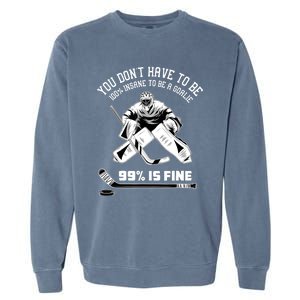 Ice Hockey Goalkeeper Goaltender Ice Hockey Goalie TShirt Garment-Dyed Sweatshirt