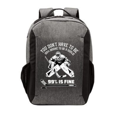 Ice Hockey Goalkeeper Goaltender Ice Hockey Goalie TShirt Vector Backpack