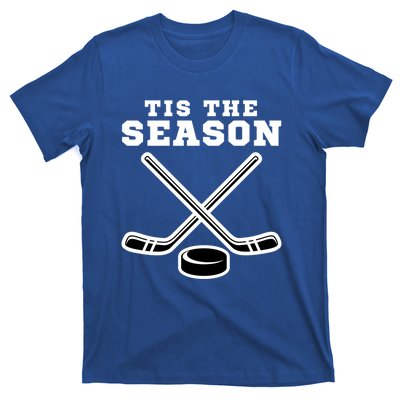 Ice Hockey Game Tis The Season Big Game Of Day Sport Funny Gift T-Shirt