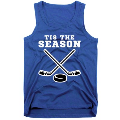 Ice Hockey Game Tis The Season Big Game Of Day Sport Funny Gift Tank Top