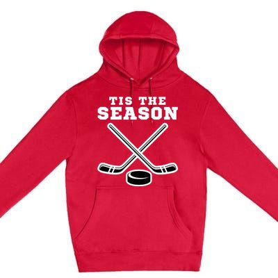 Ice Hockey Game Tis The Season Big Game Of Day Sport Funny Gift Premium Pullover Hoodie