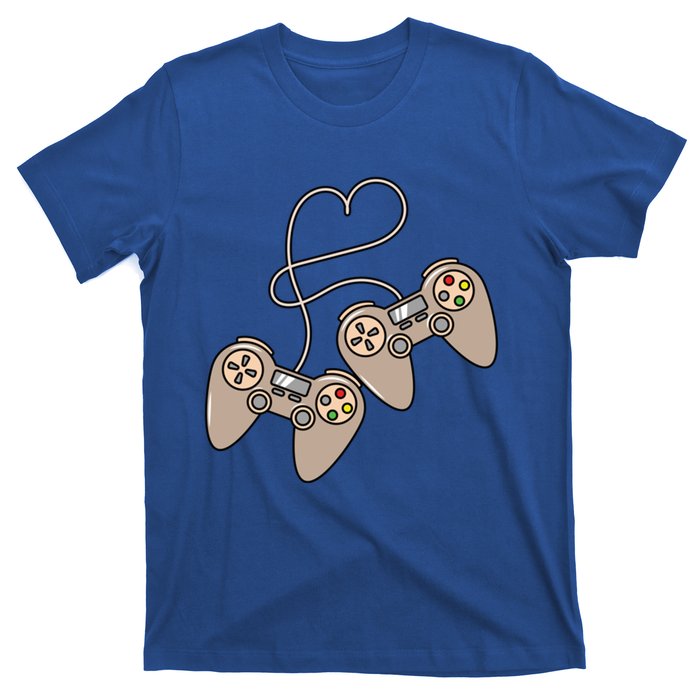 I Heart Gaming Cute Gamer Love Games Geek Nerd Controllers Gift T-Shirt