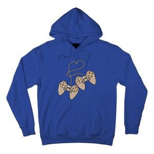 I Heart Gaming Cute Gamer Love Games Geek Nerd Controllers Gift Tall Hoodie